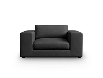 CXL by Christian Lacroix Sof&aacute; 1,5 plazas de tejido estructural negro