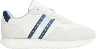 Tommy Hilfiger Eva Runner Mat Mix Sneakers - Dames - Sneakers - Veelkleurig - 39 EU - Leer - Schoenen