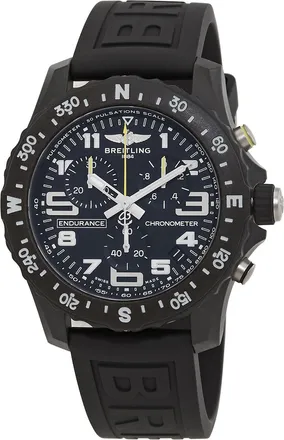 Breitling Pre-owned Breitling Endurance Pro Chronograph Quartz Chronometer Black Dial Mens Watch X82310E51B1S1