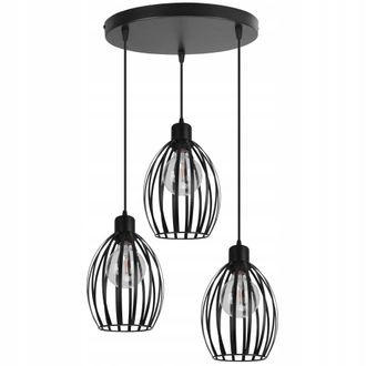 OEM L&aacute;mpara De Techo Colgante Loft Metal E27 Led