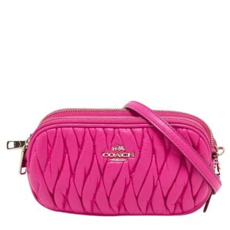 Coach Borsa a tracolla in pelle Pre-owned - - Pre-owned - Donna - Rosa - ONE SIZE