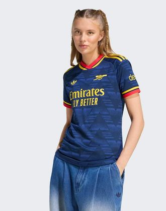 adidas maglia da trasferta Arsenal fc 26/27 blu navy collegiate