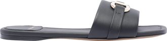 Ferragamo Flat Slide With Gancini Ornament