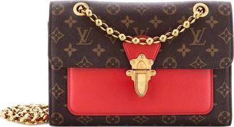 Louis Vuitton Victoire Handbag Monogram Canvas and Leather shoulder bag - Bruin