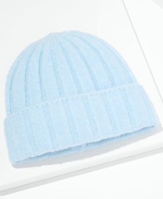Talbots Soft Ribbed Beanie - Salt Water - 001 Talbots