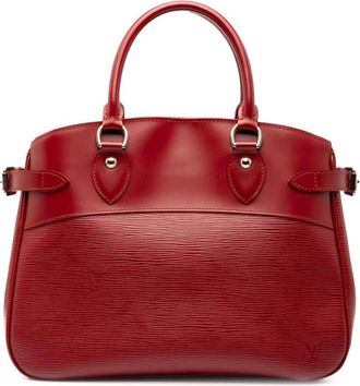Louis Vuitton Pre-owned Handbags, female, Red, Size: ONE SIZE Pre-owned Leather Top Handle Bag