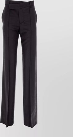 Ann Demeulemeester regular fit trousers asymmetric waistband