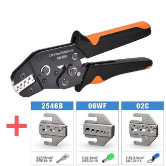 OEM Kit De Cambio De Mordazas Para Herramienta De Crimpado De Trinquete Sn-58b, Alicates De Crimpado Para Servicio Automotriz, Con 3 Pares De Mordazas