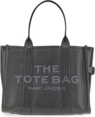 Marc Jacobs Womens Tote The Black Leather Cow Handbags Hand Bags