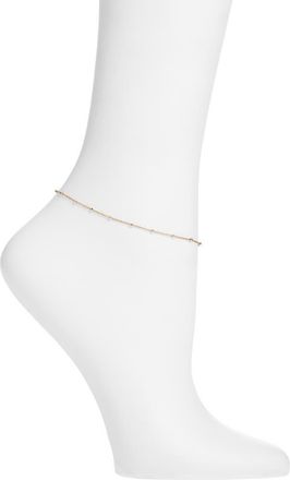 Set & Stones Austen Anklet in Gold at Nordstrom