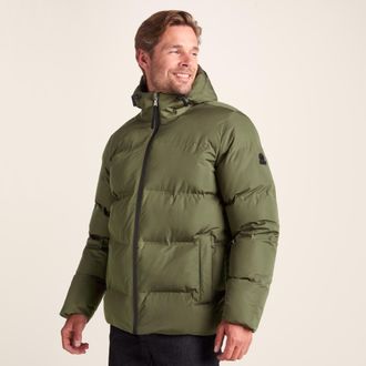 TOG24 Menka Mens Padded Jacket Khaki Polyamide - Size X-Large