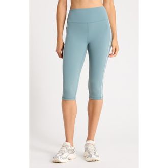 Zella Perform High Waist Piped Capri Leggings in Blue Goblin at Nordstrom Rack, Size X-Small