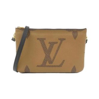 Louis Vuitton Pre-owned Cross Body Bags, female, Brown, Size: ONE SIZE Pre-owned Giant Pochette Double Zip