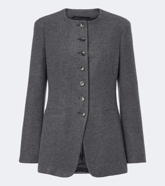 Max Mara Cashmere boucl&eacute; jacket