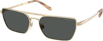 Ralph Lauren RL7092 911687 Womens Sunglasses Gold Size 58