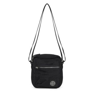 Stone Island Cross Body Bags, male, Black, ONE SIZE, Cross Body Bag