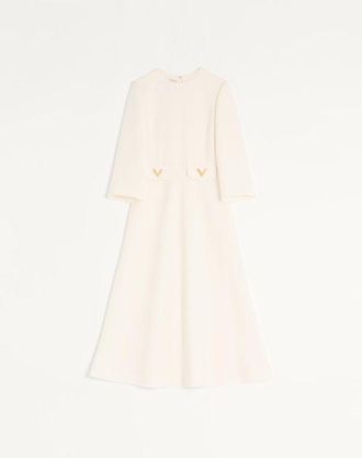 Valentino Abito In Crepe Couture Donna AVORIO 38