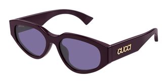 Gucci GG1845SA Asian Fit 004 Womens Sunglasses Purple Size 55