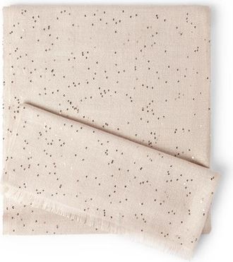 Brunello Cucinelli Cashmere and silk Diamond yarn scarf in Oat at Nordstrom