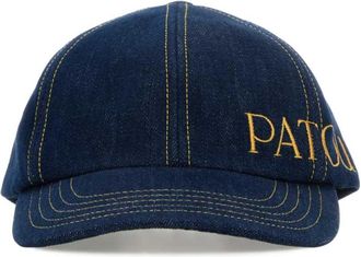 Patou Blauwe denim baseballpet - Dames - Petten - Blauw - S - Denim - Accessoires