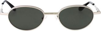 Alexander McQueen Am0523S Zonnebril - unisex - Accessoires - Grijs - Maat: 50 MM