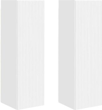 vidaXL Mueble De Tv Montado En La Pared 2 Pcs 30 X 31 X 100 Cm Vidaxl