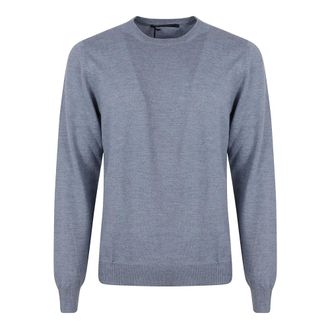 Tagliatore Maglia - Heren - Truien - Blauw - Maat: XL Wol