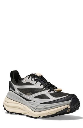 Hoka One One Stinson One7 Trail Sneaker in Stellar Grey /Eggshell at Nordstrom, Size 11.5