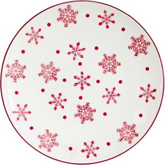 Euroceramica Winterfest Round Platter