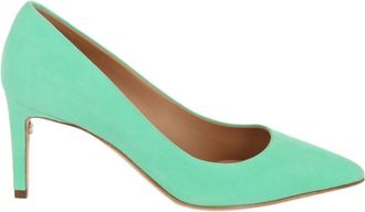 Ferragamo Womens Ilary Pointed Toe Pumps In Green