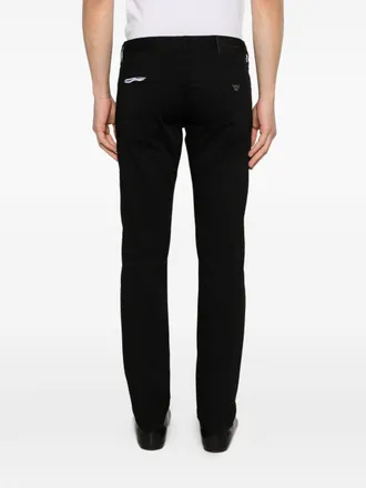 Emporio Armani Logo-Detail Denim Jeans - Black