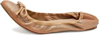 Burberry leather ballet flats - Gold