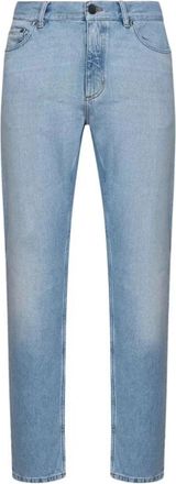Ermenegildo Zegna Katoenen Broek (Denim) - Heren - Slim Fit Jeans - Blauw - W34 - Katoen - Jeans