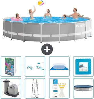 Intex Piscina Prism Frame Redonda - 549x122 Cm - 9-piezas S539