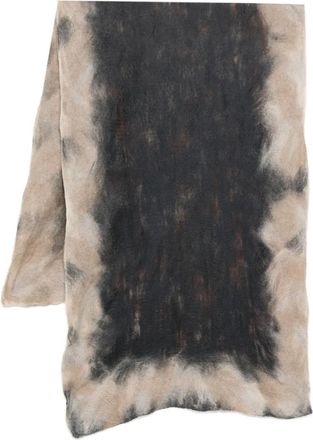 Silvana Shoes Sciarpa con orlo dentellato - Grigio