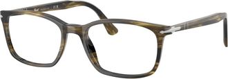 Persol Glasses, unisex, Brown, Size: 55 MM Po3189V Optical Frame