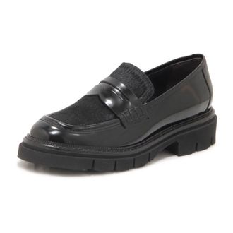 Luca Grossi Loafers, female, Black, Size: 6 1/2 US Q1972 Mocassino WO Loafer