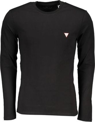 Guess Top met lange mouwen en printdesign - Heren - Longsleeves - Zwart - XS - Tops