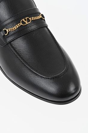 Valentino GARAVANI Mocassini in Pelle con Dettaglio Dorato Valentino