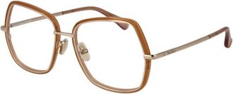 Max Mara Gouden Dames Optische Monturen - Dames - Brillen - Geel - ONE Size - Accessoires