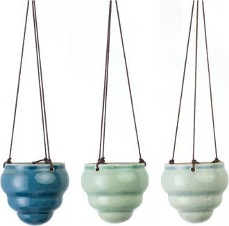 Burgon & Ball Hanging Baby Bombini Trio Vases in Stone at Nordstrom