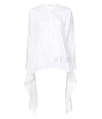 Tome White Tie Black Blouse Size M