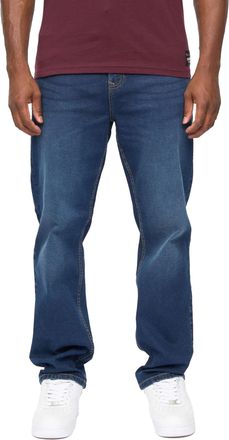 Crosshatch Heren Detendu Relaxed Fit Jeans (Donkere wasbeurt)