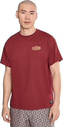Hurley Fly Short Sleeve Mens T Shirt Cherry Crimson : 2XL, Cotton