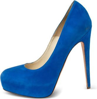 Brian Atwood Pumps in pelle scamosciata 140mm - Blu
