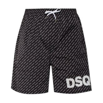 Dsquared2 Heren, Badkleding, Zwart, Maat: XL