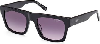 GANT GA7231 01B Mens Sunglasses Black Size 53