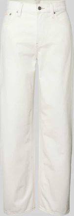 Calvin Klein Jeans Barrel Jeans im 5-Pocket-Design mit Label-Detail in Weiss, Gr&ouml;&szlig;e 25/32