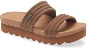 Reef Kaia 2 Bar Slide Sandal in Chocolate at Nordstrom Rack, Size 10