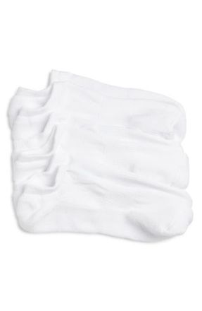 Nordstrom 3-Pack Everyday No-Show Socks in White at Nordstrom
